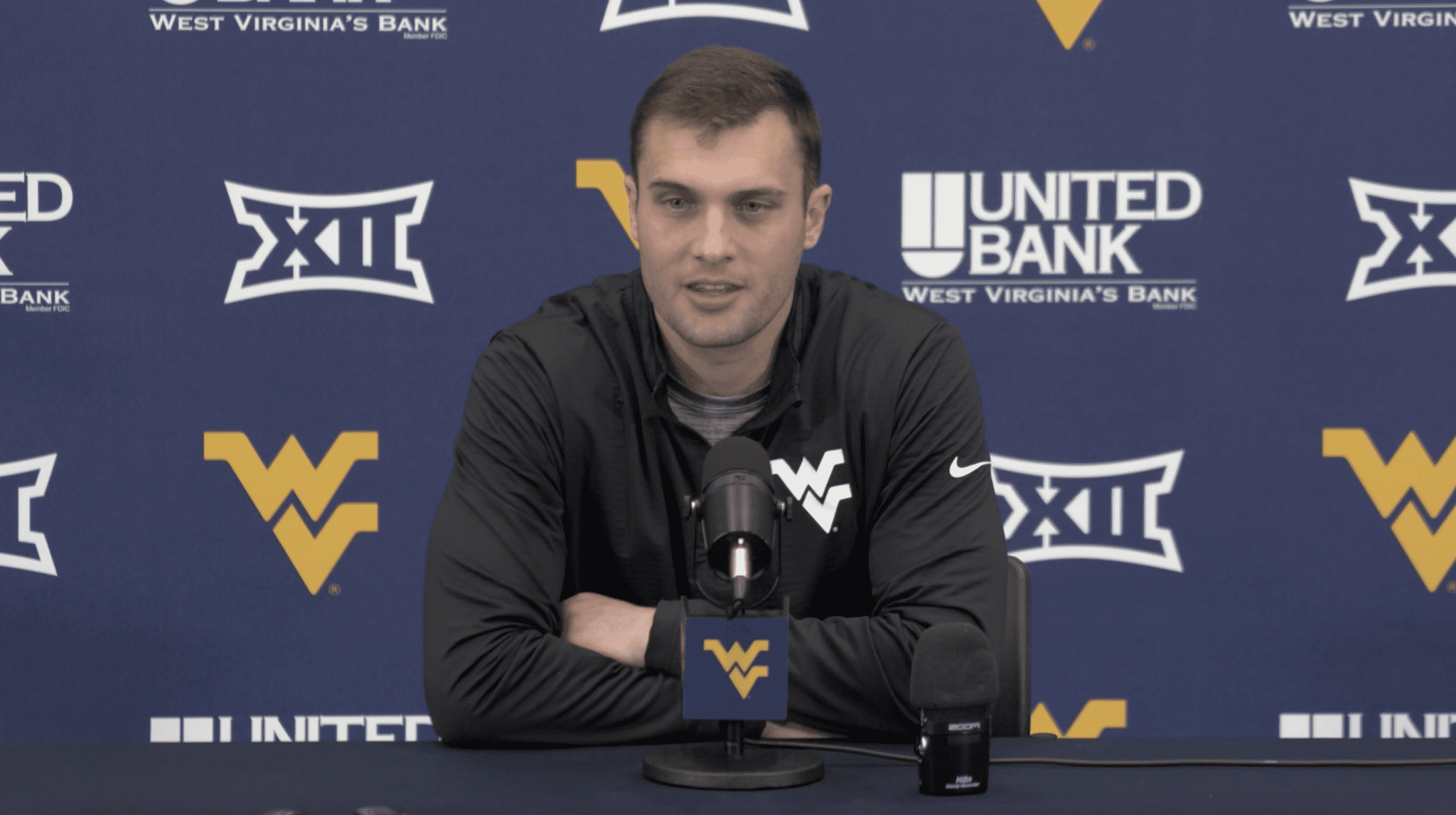 WVU Football WR coach Ryan Garrett
